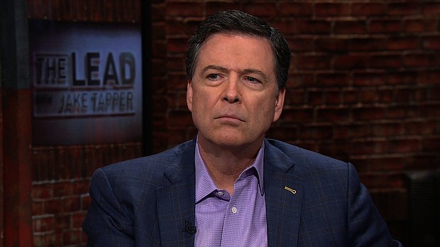 Former FBI Director James Comey explained Thursday why he thinks "it's possible" that the Russians could have compromising information about President Donald Trump