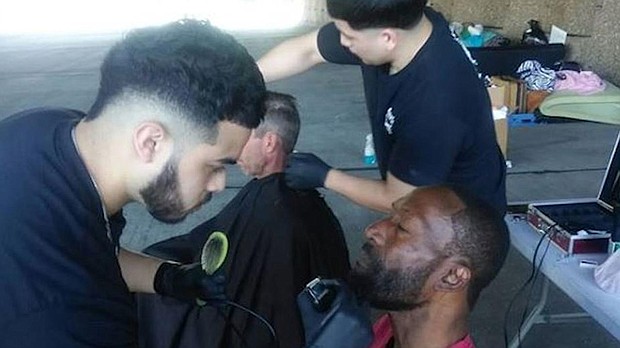 Barbers helping homeless get back on their feet