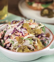 Coleslaw with Green Chile Dressing