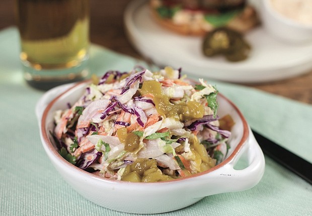 Coleslaw with Green Chile Dressing