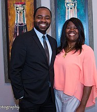 Dwayne Graham and HBREA President Kimberley Barnes 