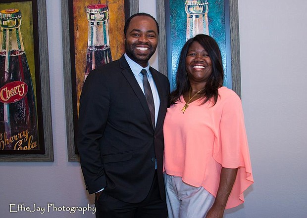 Dwayne Graham and HBREA President Kimberley Barnes