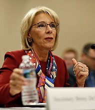 U.S. Secretary of Education Betsy DeVos 