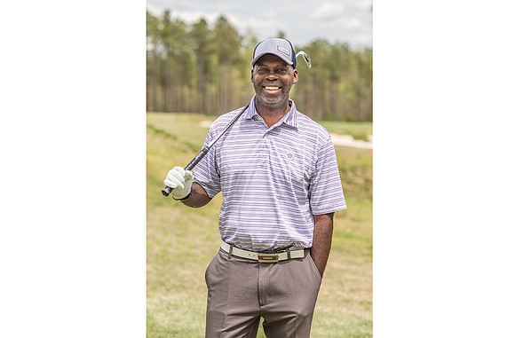 Retired Army officer Duncan Hardcastle has become the golfing star with the stripes. The 51-year-old Midlothian resident also draws attention ...