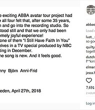 Mamma Mia! ABBA is getting the band back together. The Swedish pop group announced Friday on its official Instagram account that an earlier announced avatar plan of the band, dubbed "Abbatars," helped rekindle the magic.