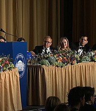 Host Michelle Wolf speaks during the White House Correspondents' Dinner.