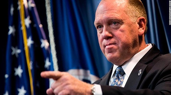 Thomas Homan, the acting director of US Immigration and Customs Enforcement, announced in a statement on Monday he plans to …