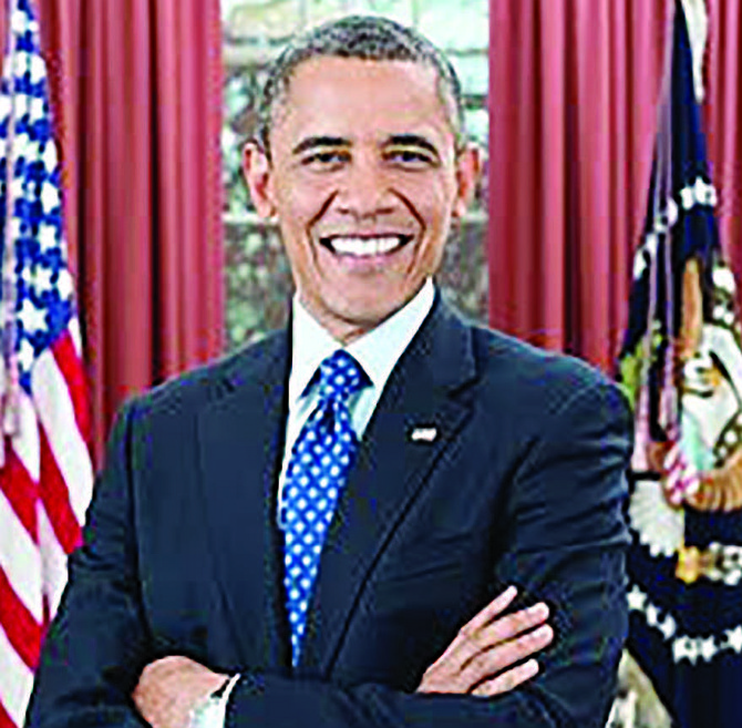 Barack Obama, 44th President of the United States.