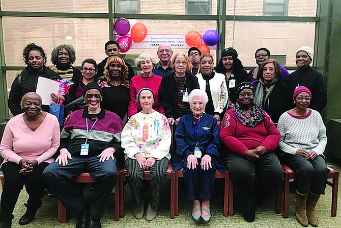 Advocate Trinity Hospital celebrated National Volunteer Week on April 18 by honoring the hospital’s 55 volunteers at its annual Volunteer Appreciation Luncheon.