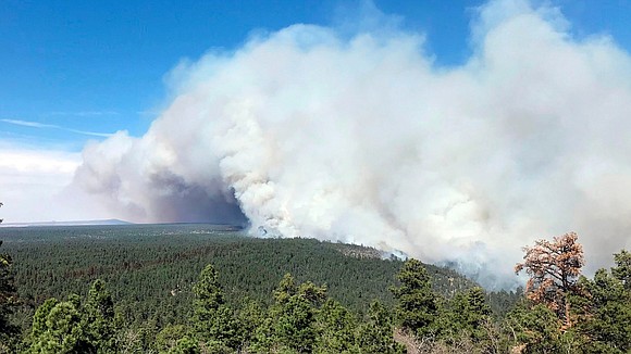 The Tinder Fire burning near Flagstaff, Arizona, was caused by an abandoned illegal campfire, according to the Coconino National Forest. …