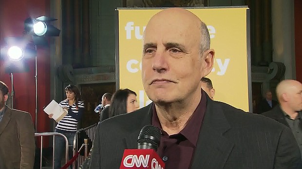 Actor Jeffrey Tambor, known for his portrayal of the role of George Bluth Sr. on Arrested Development, speaks to CNN on the red carpet.  Early 2011 - exact shot date not provided.
