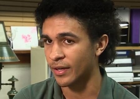 Jordan McFadden  rode his bike to a city bus stop and took a bus from Norman to Oklahoma City.