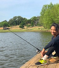 I didn't catch anything but at least I was cute...lol