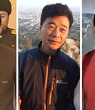 President Donald Trump announced Wednesday that three Americans held in North Korea have been released and are on their way back home. The three Americans, Kim Dong Chul, Kim Hak-song and Kim Sang Duk, also known as Tony Kim, have been detained in North Korea for month