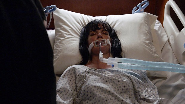 Pauley Perrette, who played forensic scientist Abby Sciuto, has signed off from the long-running CBS crime drama after 15 seasons on the show./Source:	Patrick Mcelhenney/CBS