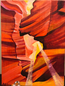 Barbara van der Vossen’s, “Light in the Desert.”