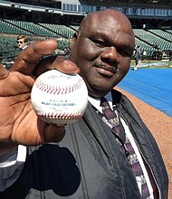 Coach Mike Mayden, director of the National Urban Professional Baseball League