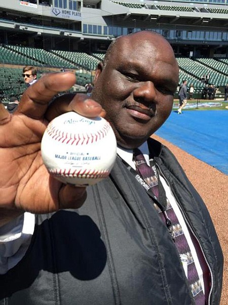 Coach Mike Mayden, director of the National Urban Professional Baseball League