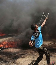 Dozens of Palestinians were killed by Israeli forces during clashes at the Gaza border on Monday, the largest number of fatalities suffered in one day since the latest round of protests began more than six weeks ago, the Palestinian Ministry of Health announced.The demonstrations were taking place hours before the new US embassy was due to officially open in Jerusalem.