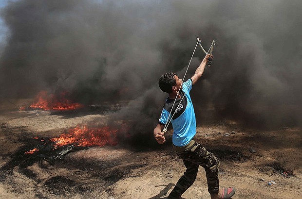 Dozens of Palestinians were killed by Israeli forces during clashes at the Gaza border on Monday, the largest number of fatalities suffered in one day since the latest round of protests began more than six weeks ago, the Palestinian Ministry of Health announced.The demonstrations were taking place hours before the new US embassy was due to officially open in Jerusalem.