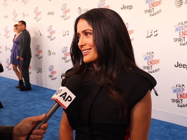 Salma Hayek wants to close the pay gap in Hollywood, but she acknowledges that it's going to take a lot of work to make that happen.