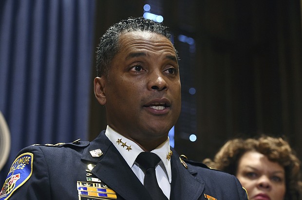 Darryl De Sousa has been Baltimore's police commissioner since January