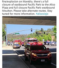 	Federal officials are responding after one person was killed Tuesday in an explosion at a medical building in Aliso Viejo, California.