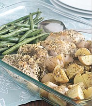 Easy One-Dish Chicken and Veggie Bake