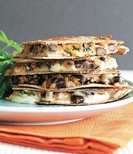 Sweet Potato and Black Bean Quesadilla