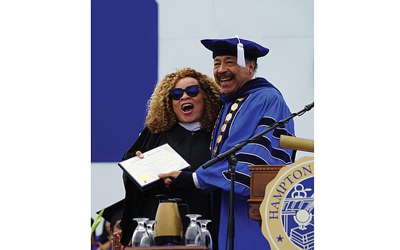 Ruth E. Carter challenged Hampton University students to be brave, to be innovators, to be bridge builders and leaders. At ...