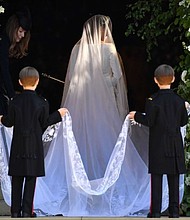Meghan Markle rode to the chapel with the twin sons of her best friend, well-known Canadian stylist Jessica Mulroney.