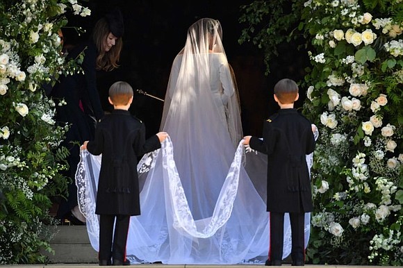 Meghan, the Duchess Sussex, chose a modest white bridal gown designed by Givenchy's Clare Waight Keller for her wedding to …
