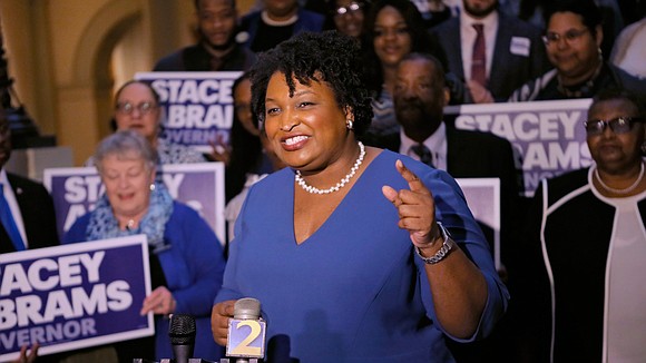 Stacey Abrams, who handily won the Georgia Democratic primary for governor, dismissed on Wednesday the state's traditionally deep red status …