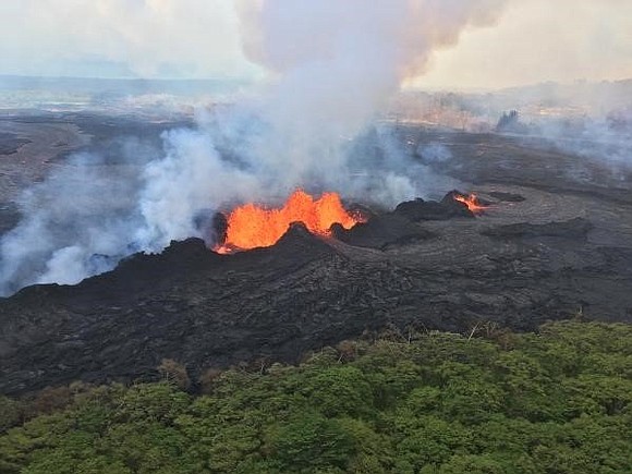 Lava exploding as it pours into the sea. Cars engulfed in a molten torrent. Steam billowing, cloud-like, as inner Earth …