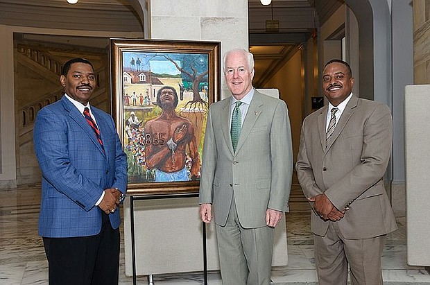 Project: T. Ellis Juneteenth art exhibit at the Texas State Capitol- June 18,19, 2018