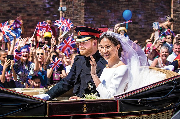 Prince Harry and his American actress bride Meghan Markle married on Saturday in a dazzling ceremony that blended ancient English ...