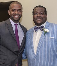 Former South Carolina legislator Bakari T. Sellers, keynote speaker for the Richmond Branch NAACP 100th Anniversary Freedom Fund Gala last week, and branch President James E. “J.J.” Minor III agree that the NAACP is needed now more than ever.