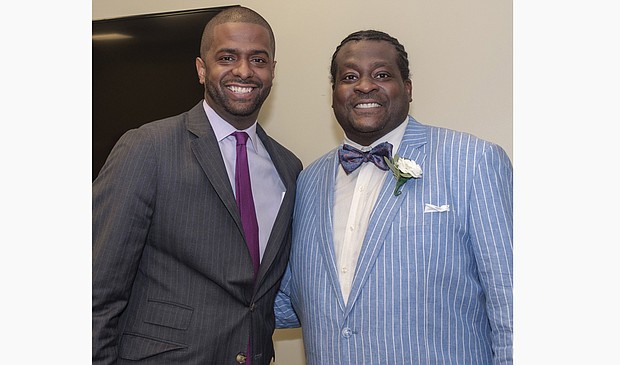 Former South Carolina legislator Bakari T. Sellers, keynote speaker for the Richmond Branch NAACP 100th Anniversary Freedom Fund Gala last week, and branch President James E. “J.J.” Minor III agree that the NAACP is needed now more than ever.