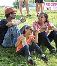 Spectators and participants, including professional athletes, enjoyed kayaking, climbing and slackline competitions, a 5K mud run, yoga and mountain biking. 
