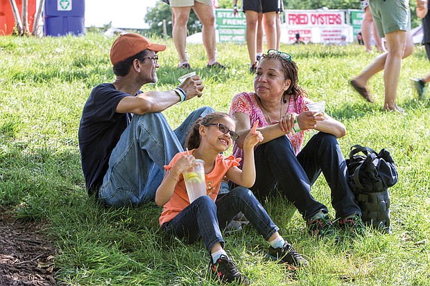 Spectators and participants, including professional athletes, enjoyed kayaking, climbing and slackline competitions, a 5K mud run, yoga and mountain biking. 
