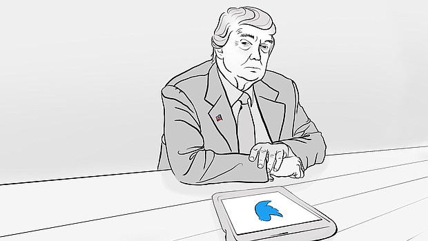 President Trump's first public reaction to the cancellation of "Roseanne" is a shot at Disney CEO Bob Iger.