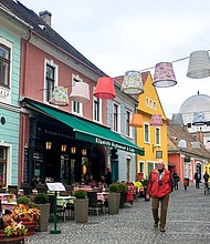 Quaint Hungarian town Szentendre is located just outside Budapest.
