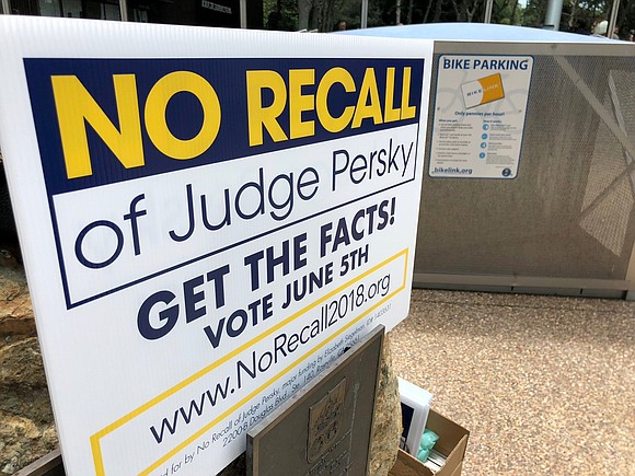 Voters in California appeared to hand down a sentence of their own to recall controversial Superior Court Judge Aaron Persky.