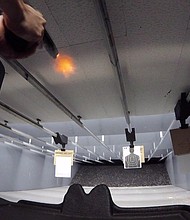 Teachers, administrators and school board members across the county were invited to attend a free gun training event Sunday in Bay Park.