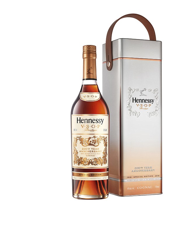Hennessy V.S.O.P Privilège 200th anniversary limited-edition carafe 