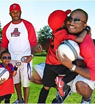 Kevin Holland Sr. and his son, Kevin Holland Jr. 