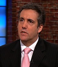 President Donald Trump's personal attorney Michael Cohen has indicated to family and friends he is willing to cooperate with federal investigators to alleviate the pressure on himself and his family, according to a source familiar with the matter. Cohen is seen here speaking to CNN. 