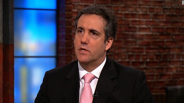 President Donald Trump's personal attorney Michael Cohen has indicated to family and friends he is willing to cooperate with federal investigators to alleviate the pressure on himself and his family, according to a source familiar with the matter. Cohen is seen here speaking to CNN. 
