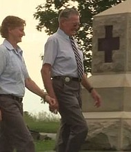  Joy Boden and her dad, Doug Boden, are licensed battlefield guides at Gettysburg National Military Park, and are the only father-daughter pair in the park's guide history.