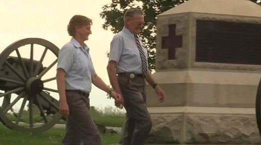  Joy Boden and her dad, Doug Boden, are licensed battlefield guides at Gettysburg National Military Park, and are the only father-daughter pair in the park's guide history.